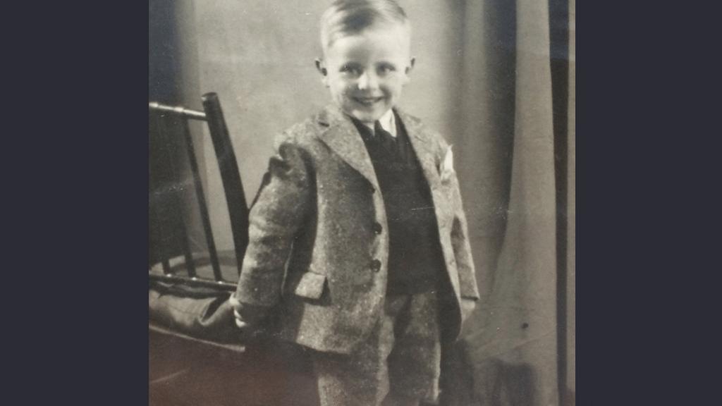 Michael Doherty as a young boy