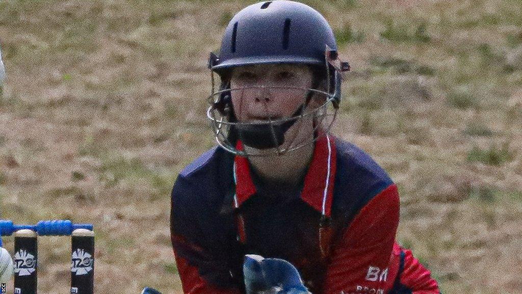 Jersey wicketkeeper Mia Maguire