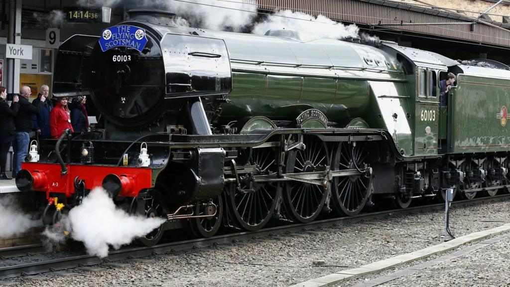 Flying Scotsman at York station