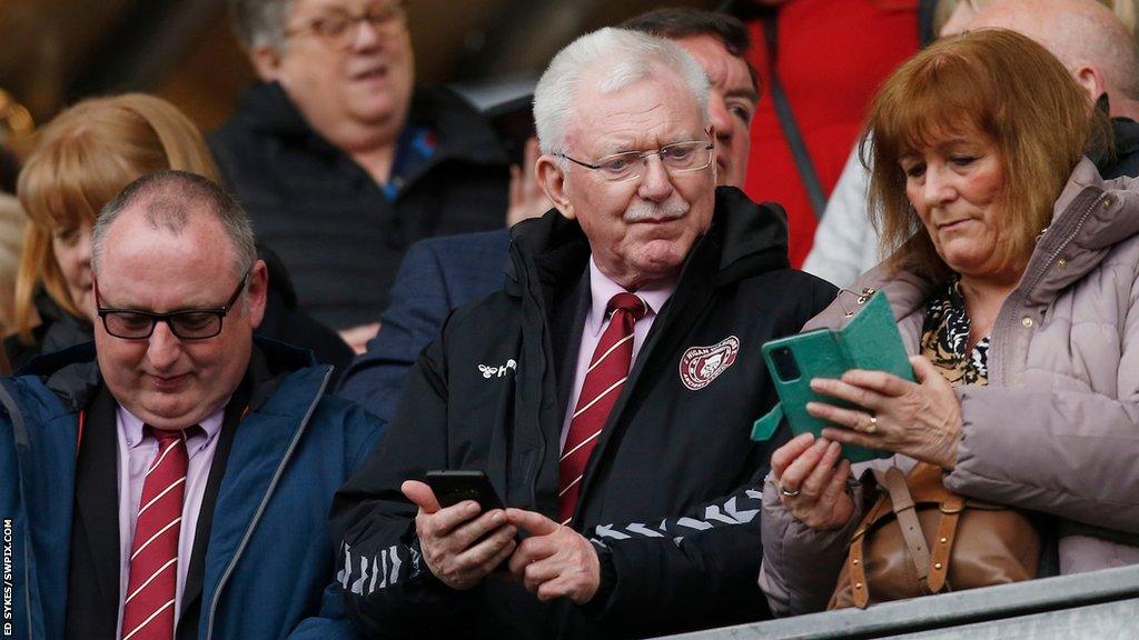 Ian Lenagan, co-owner and chairman of Wigan Warriors