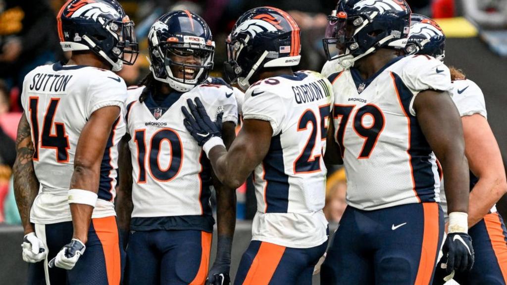 Denver players celebrate