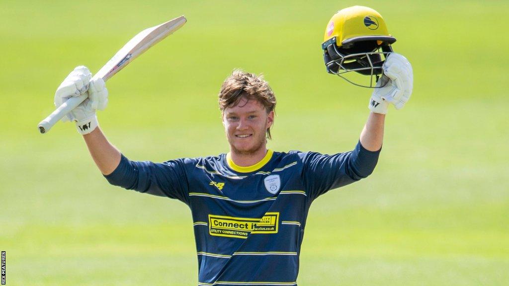 Hampshire batter Tom Prest