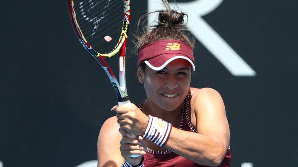 British number two Heather Watson