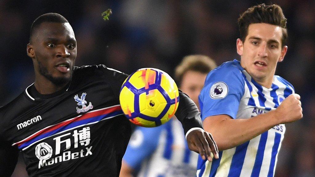 Christian Benteke and Lewis Dunk