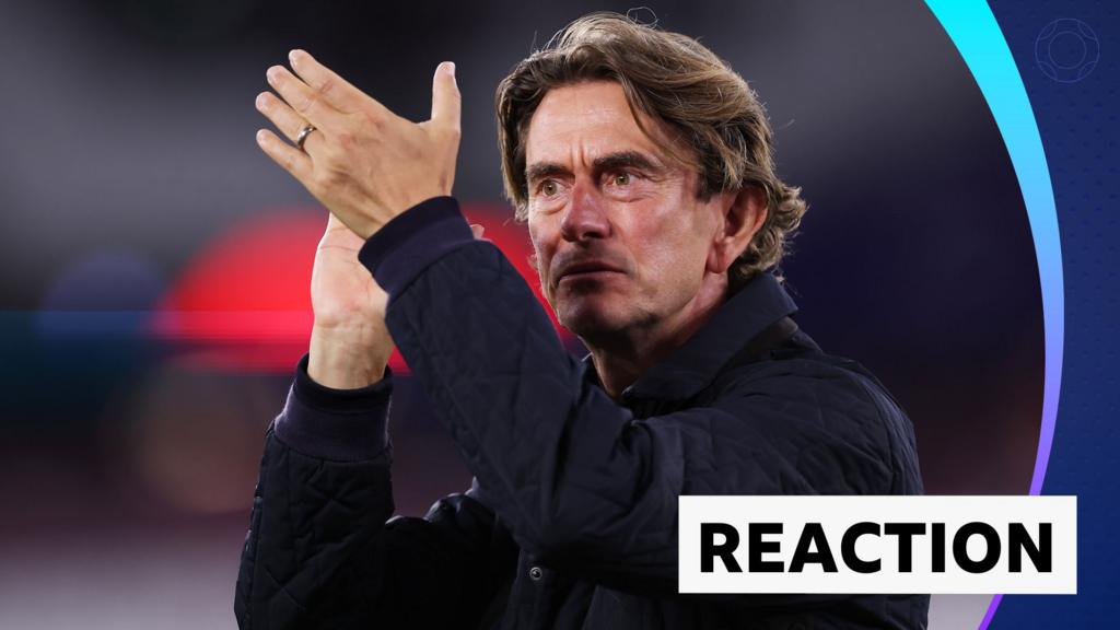 West Ham 0-3 Tottenham Hotspur: Thomas Frank impressed by Xavi Simons - BBC