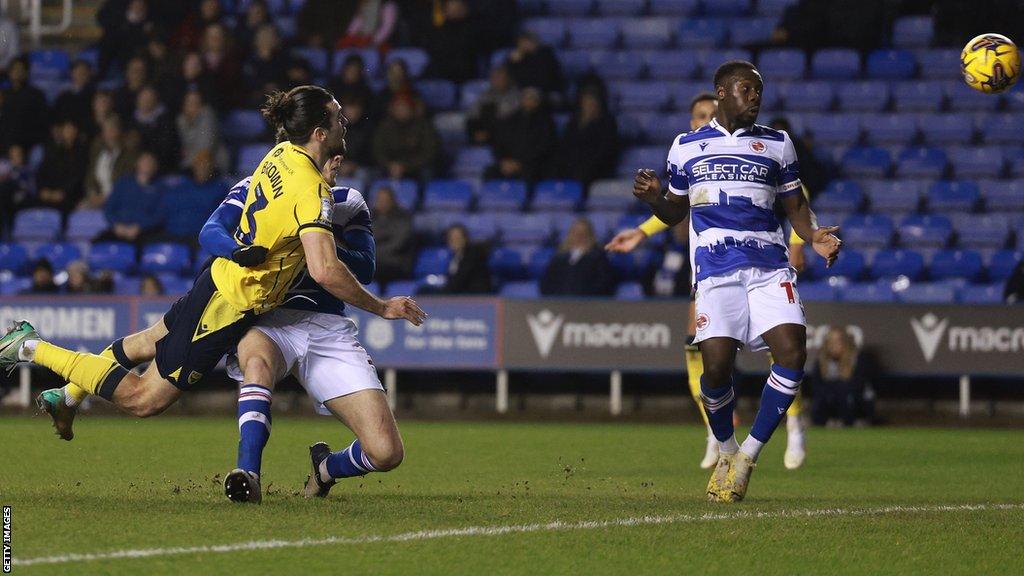 Ciaron Brown scores for Oxford United