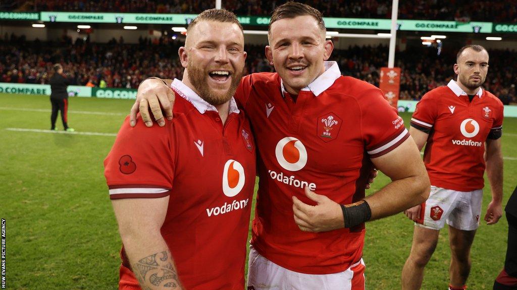 Lloyd Fairbrother and Elliot Dee were among seven Dragons players involved in the Wales squad against Barbarians