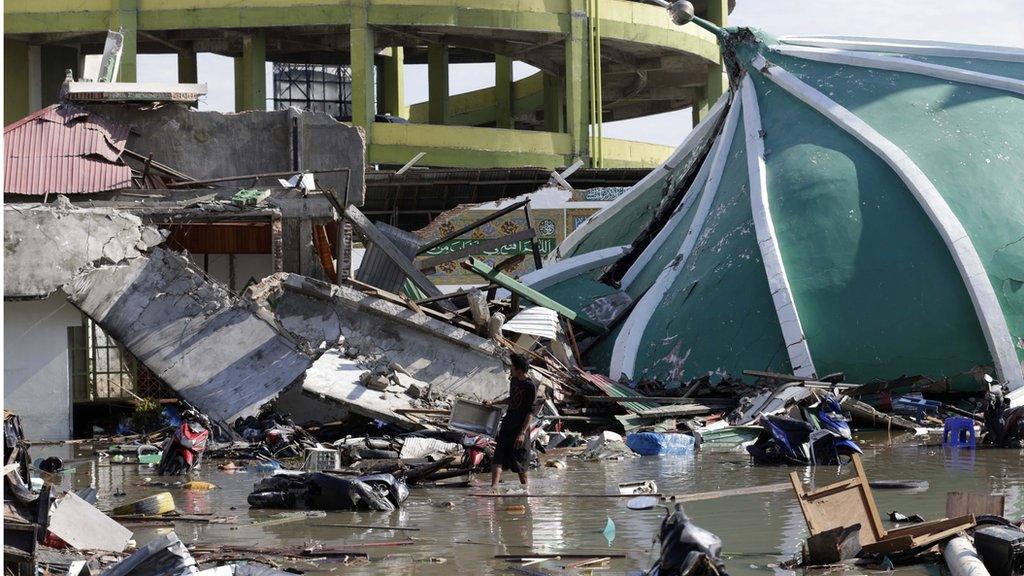 Devastation in Talise beach, Palu. Photo: 30 September 2018