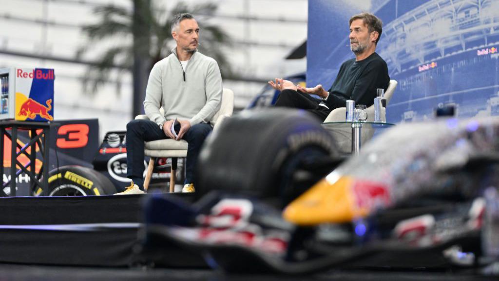 Jurgen Klopp at a Red Bull media conference in Salzburg