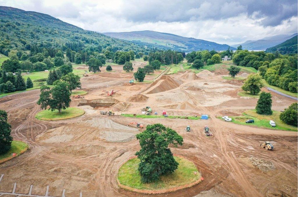 Taymouth Castle development