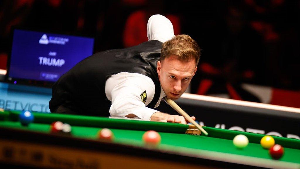 Judd Trump at the German Masters