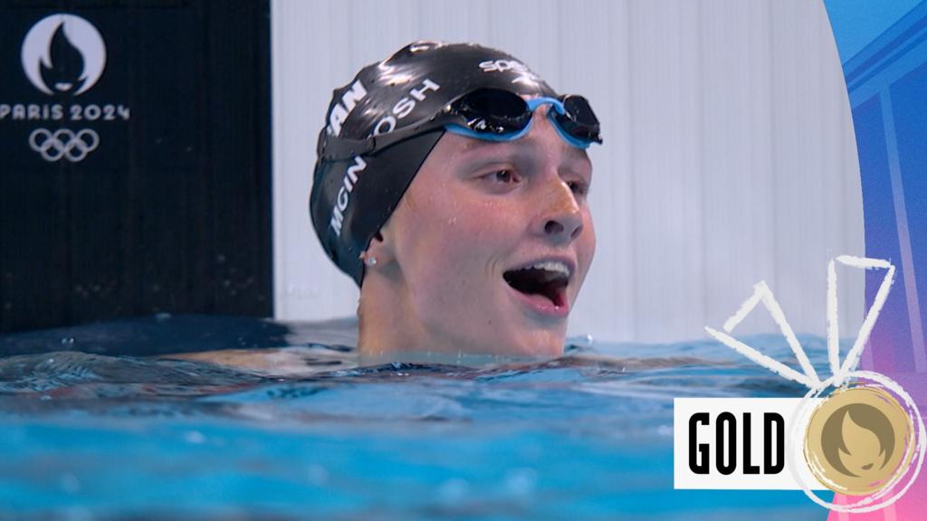 'Fantastic swim!' - Seventeen-year-old McIntosh wins 200m butterfly gold
