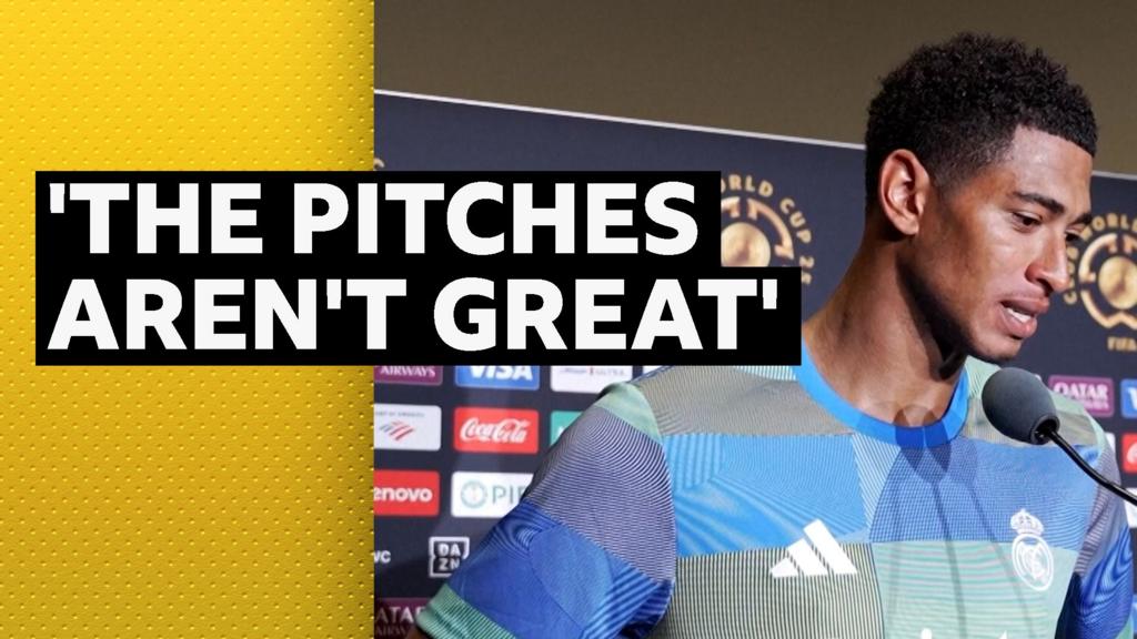 Club World Cup pitches not great at all - Bellingham