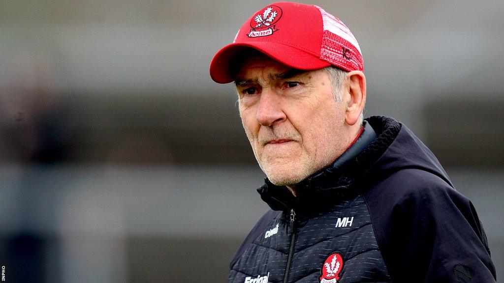 Derry manager Mickey Harte