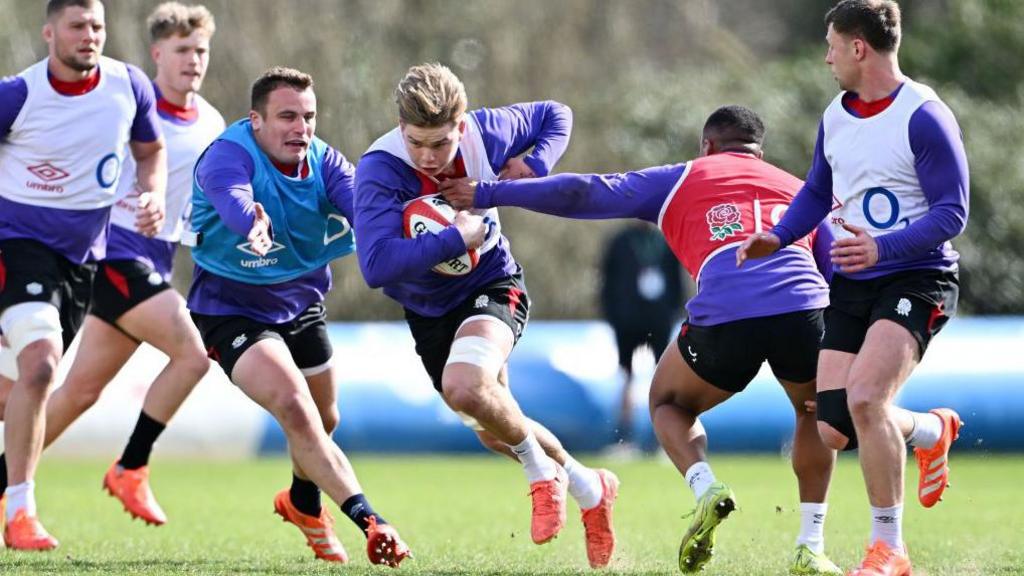 Henry Pollock in training