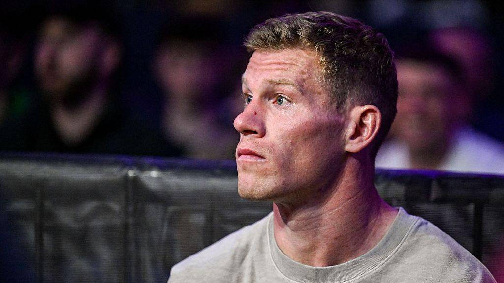 Dublin , Ireland - 5 September 2025; Former Ireland and current Wrexham footballer James McClean in attendance during a Boxing from Dublin event at the 3 Arena in Dublin. (Photo By David Fitzgerald/Sportsfile via Getty Images)