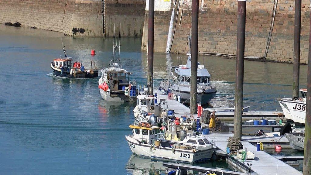 Jersey fishing boats