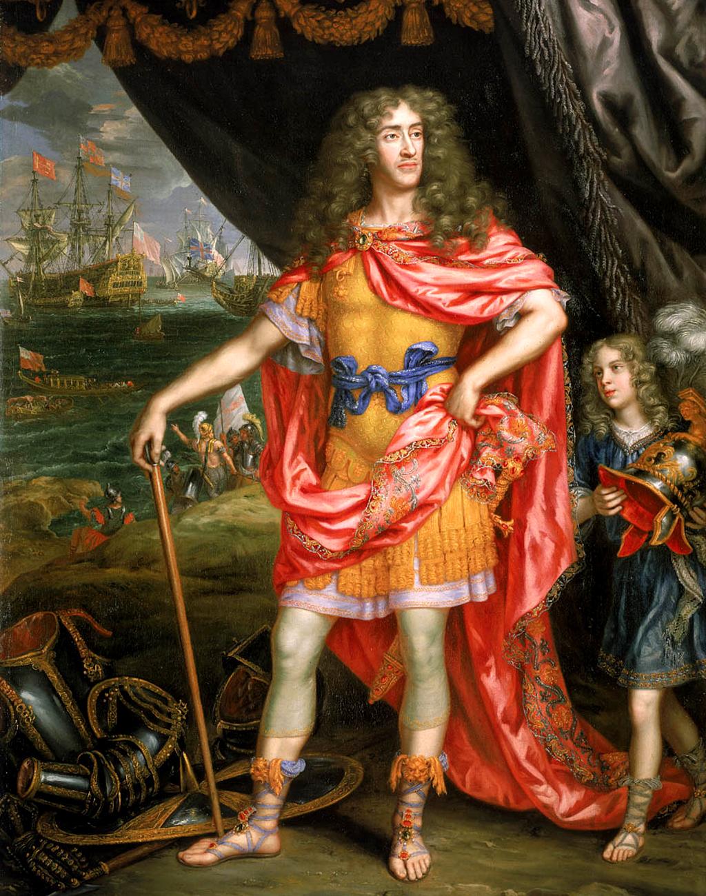 James, Duke of York, by Henri Gascar, 1672-73