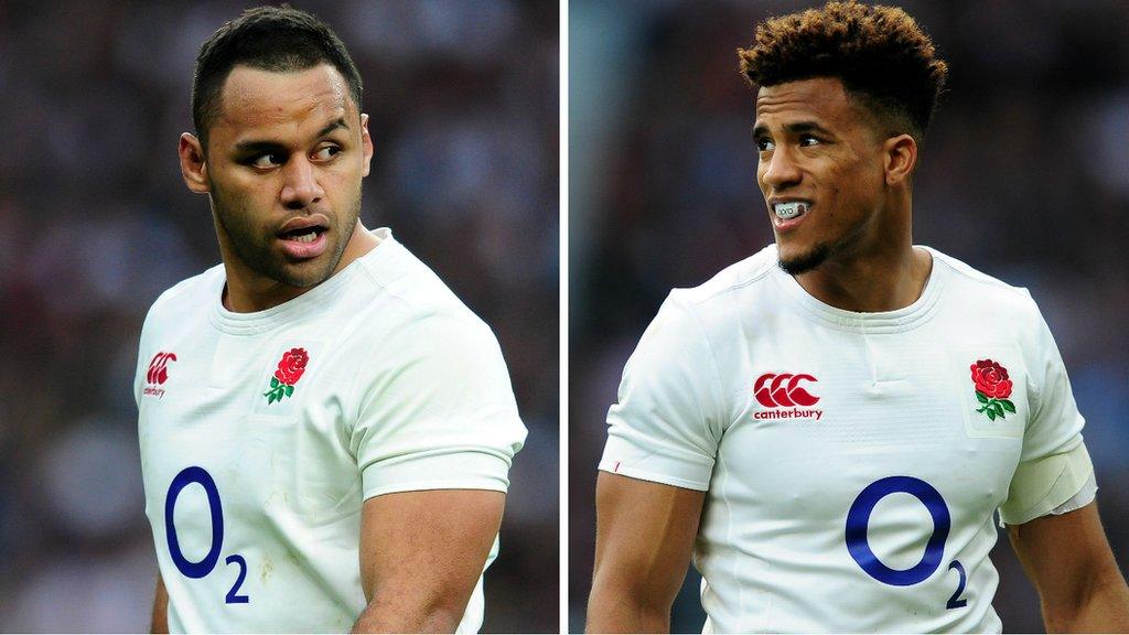 Billy Vunipola and Anthony Watson