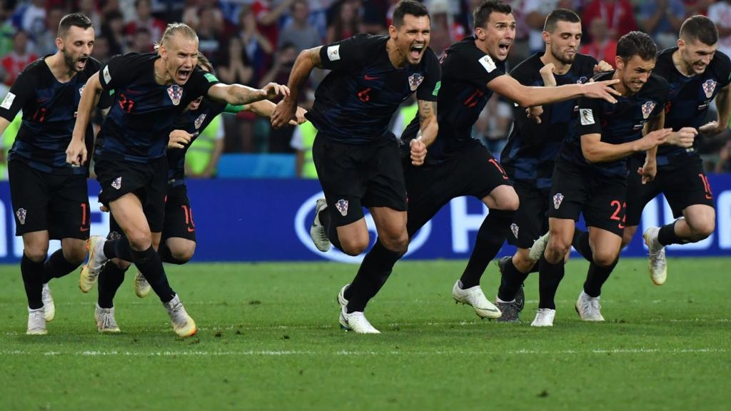 Croatia celebrate