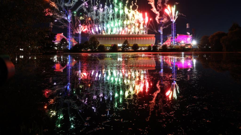 Alexander Stadium fireworks