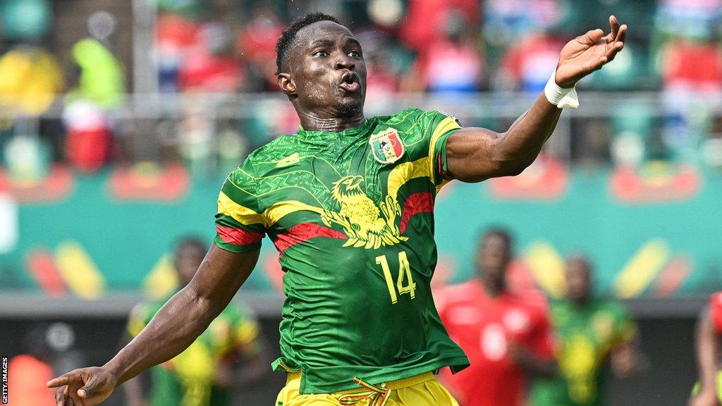 Mali midfielder Adama Malouda Traore in action during the 2021 Africa Cup of Nations