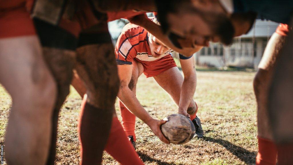 Rugby union stock image