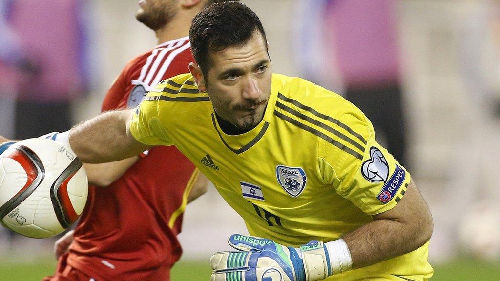 Ofir Marciano in action for Israel