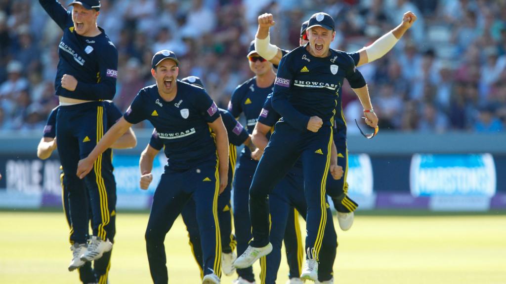 Hampshire celebrate