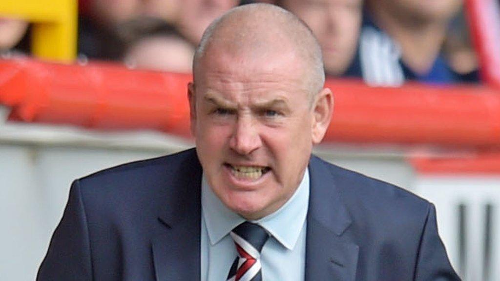 Rangers manager Mark Warburton