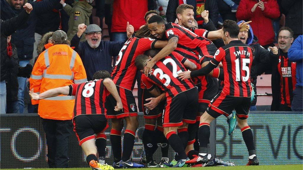 Bournemouth celebrate