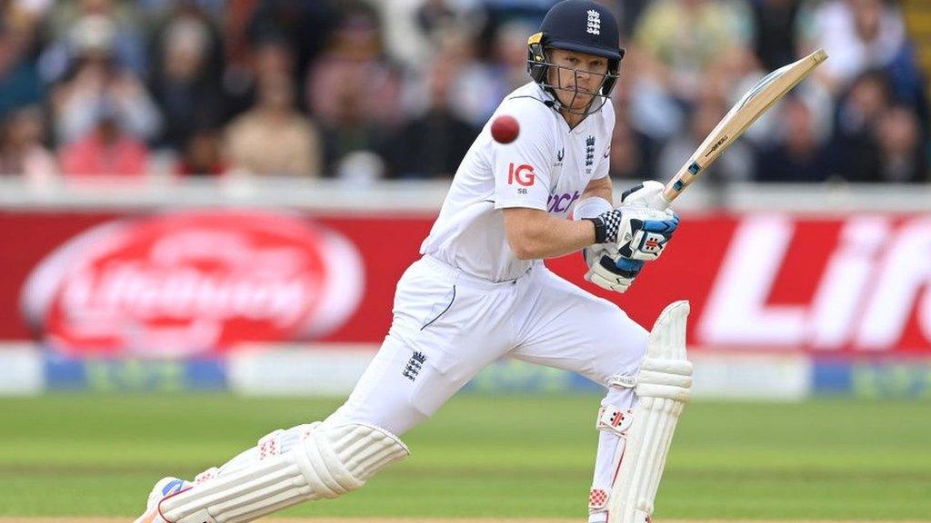 Sam Billings batting for England