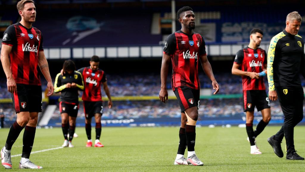 Bournemouth head off the pitch