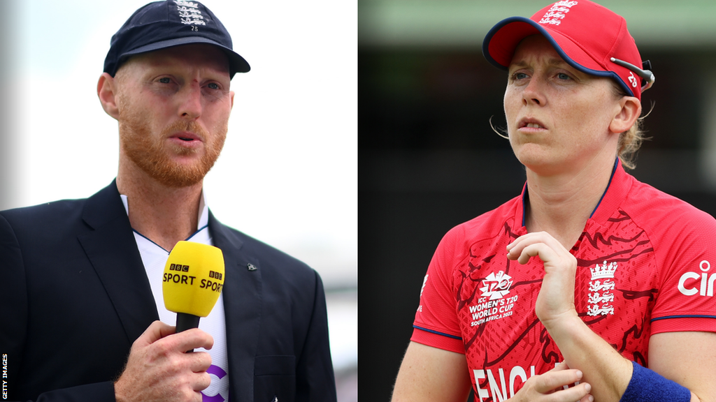 Ben Stokes and Heather Knight