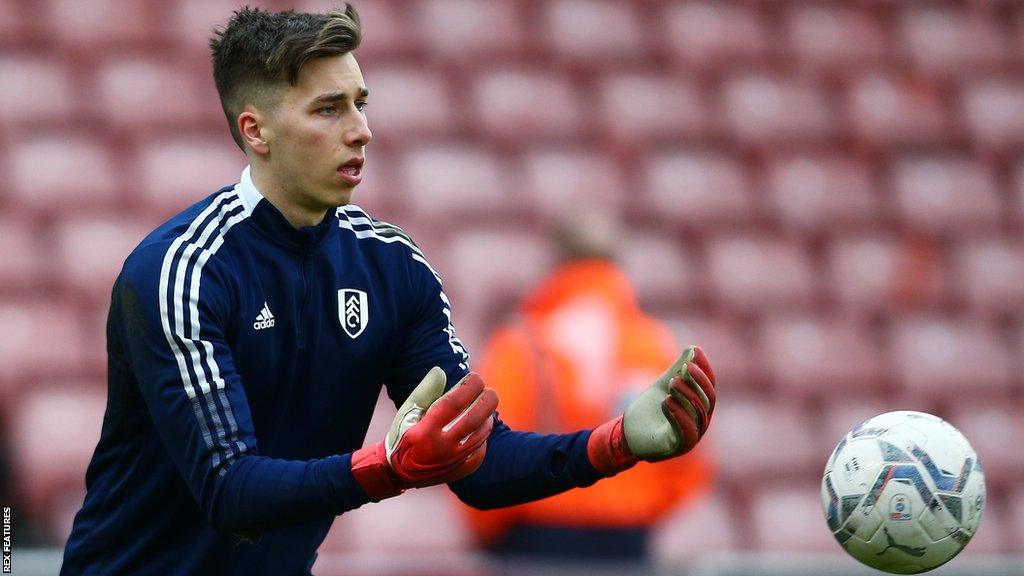 Luca Ashby-Hammond in action for Fulham