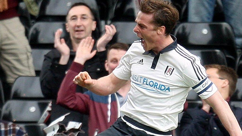 Scott Parker celebrates his equaliser