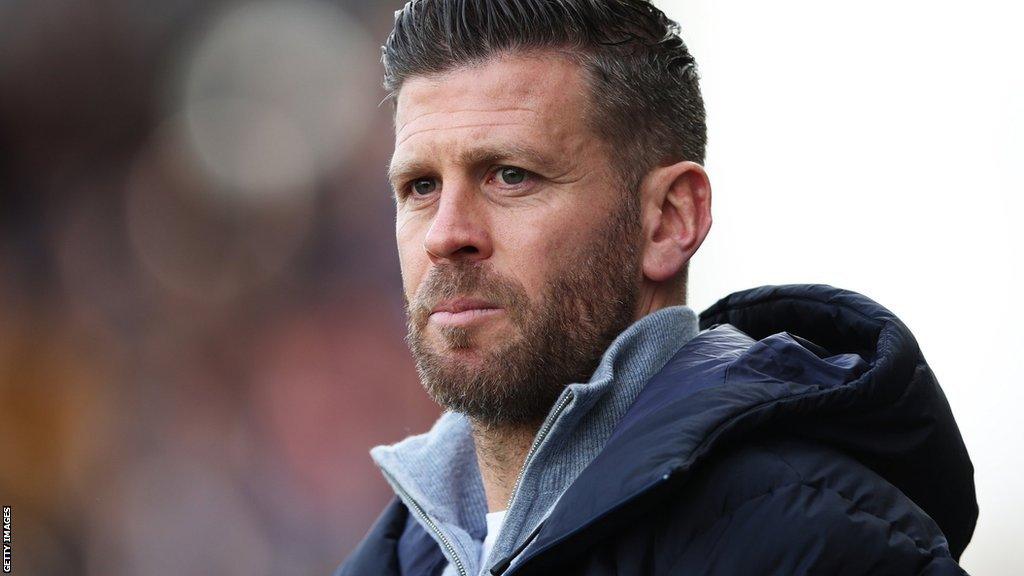 Boreham Wood manager Luke Garrard on the touchline