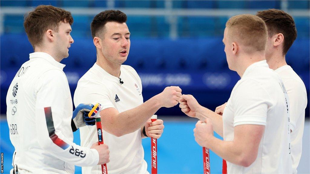 Bruce Mouat and his Scotland rink