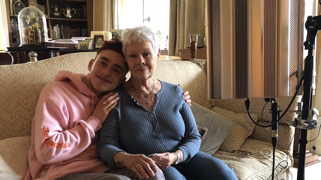 Olly Alexander and Dame Judi Dench