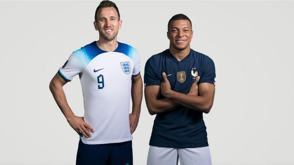 Harry Kane and Kylian Mbappe