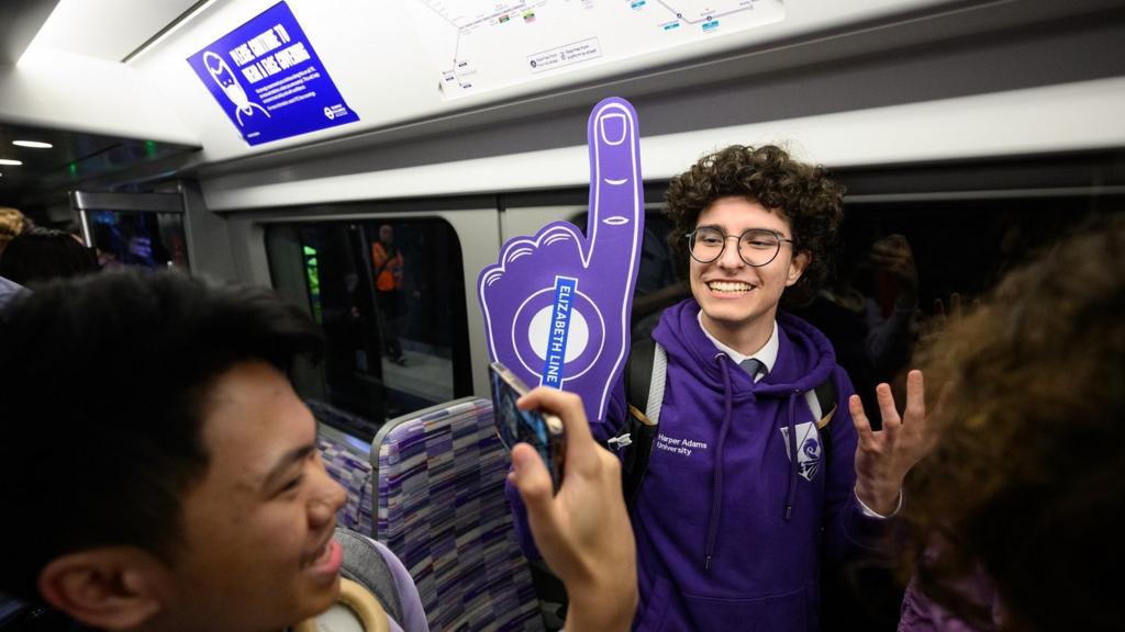 Passengers on Elizabeth line