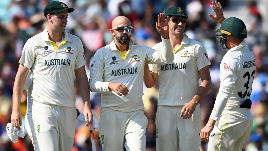 Australia players celebrate a wicket