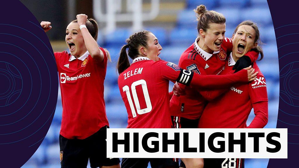 Wsl Highlights Rachel Williams Scores Late Winner As Manchester United Beat Reading 1 0 Bbc Sport