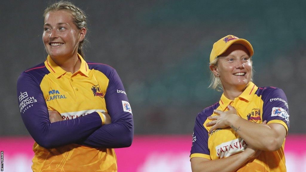 Sophie Ecclestone and Alyssa Healy