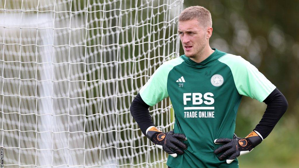 Daniel Iversen training at Leicester