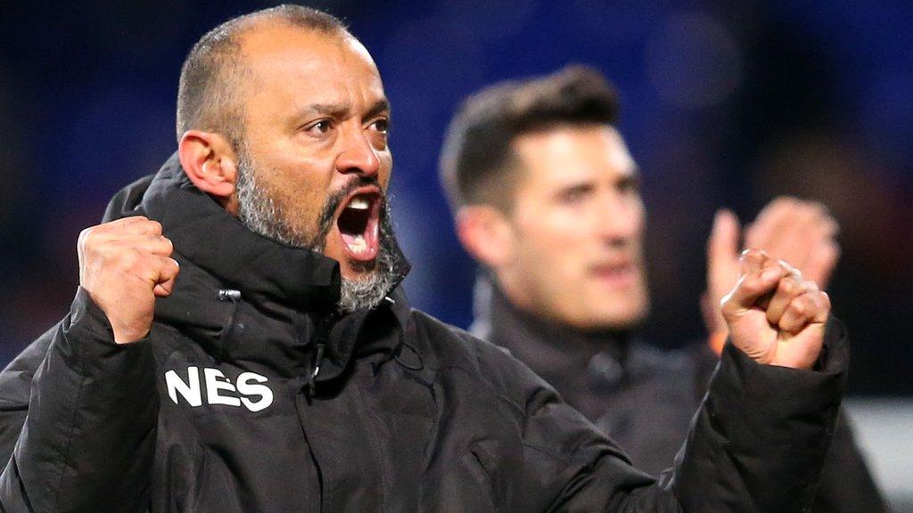 Wolves head coach Nuno Espirito Santo