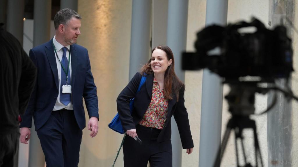 Kate Forbes in the Scottish Parliament