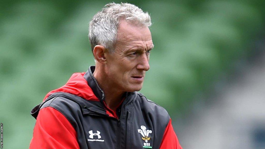 Robert Howley during his stint in charge of Wales