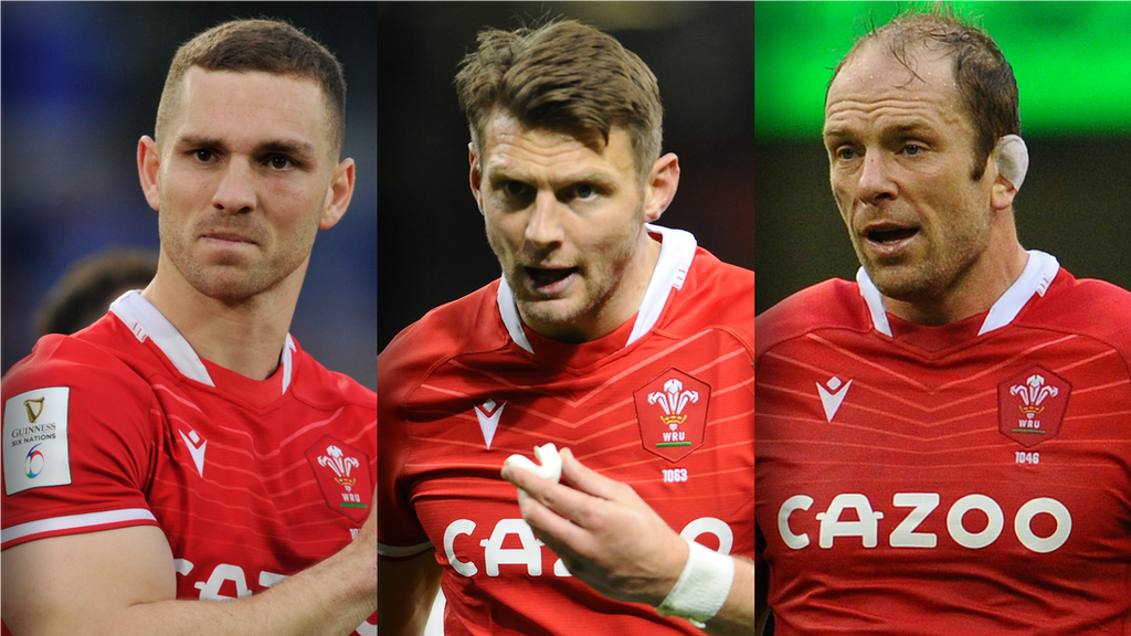 George North, Dan Biggar & Alun Wyn Jones