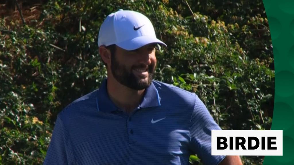 ‘That’s something else!’ – Scheffler chips in after finding bushes